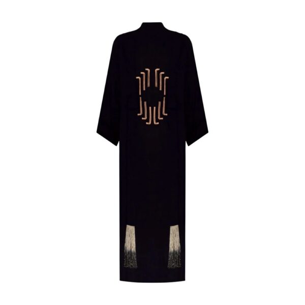 ART DECO BLACK KIMONO