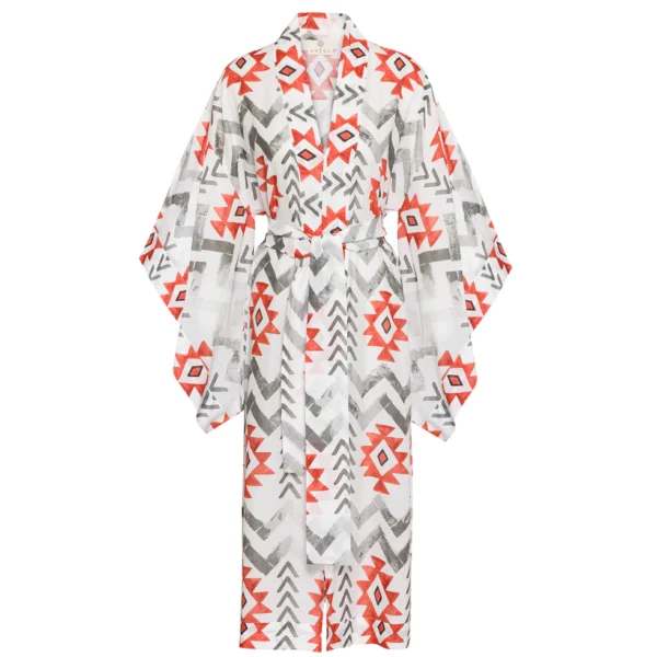 Summer Kaftan Aztek Chevron Gri