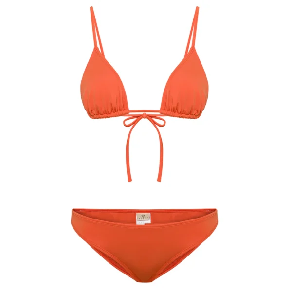 Maya Triangle Brief Bikini Set Brick