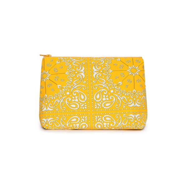 Nomi Clutch Paisley Yellow
