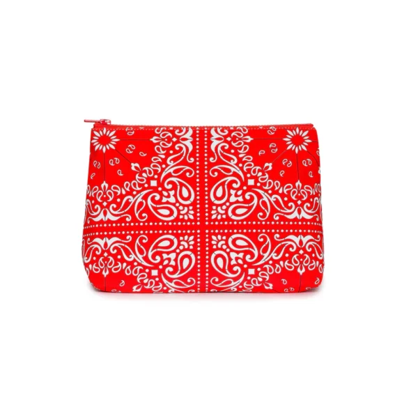 Nomi Clutch Paisley Orange