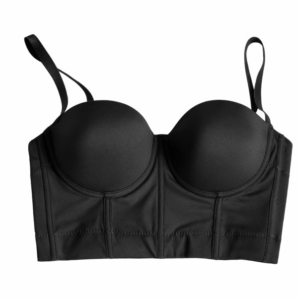 CROP CORSET BLACK