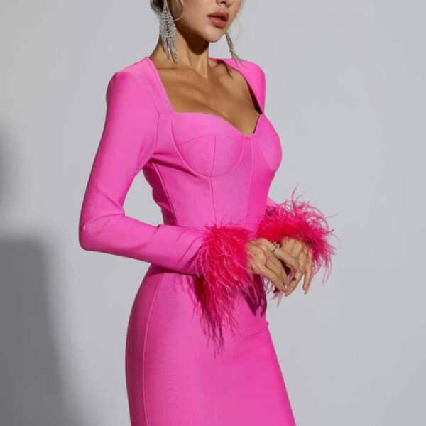 MIDI DRESS PINK