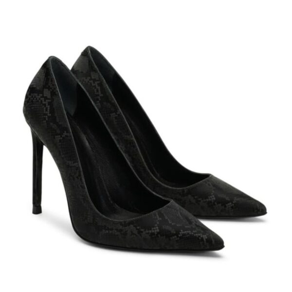 Jabotter black 10 cm Stiletto